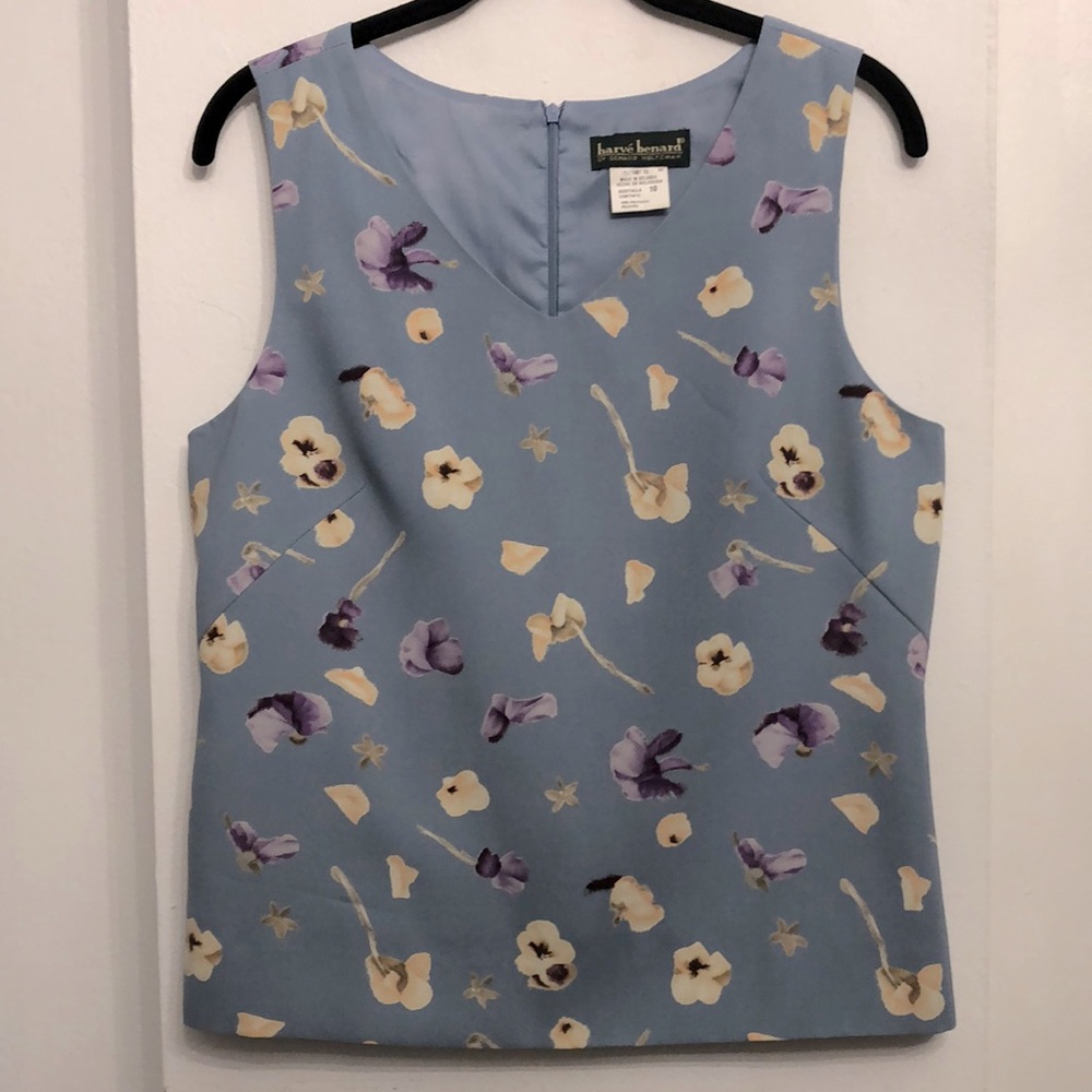 Vintage Harve Benard sleeveless Top. Size 10
